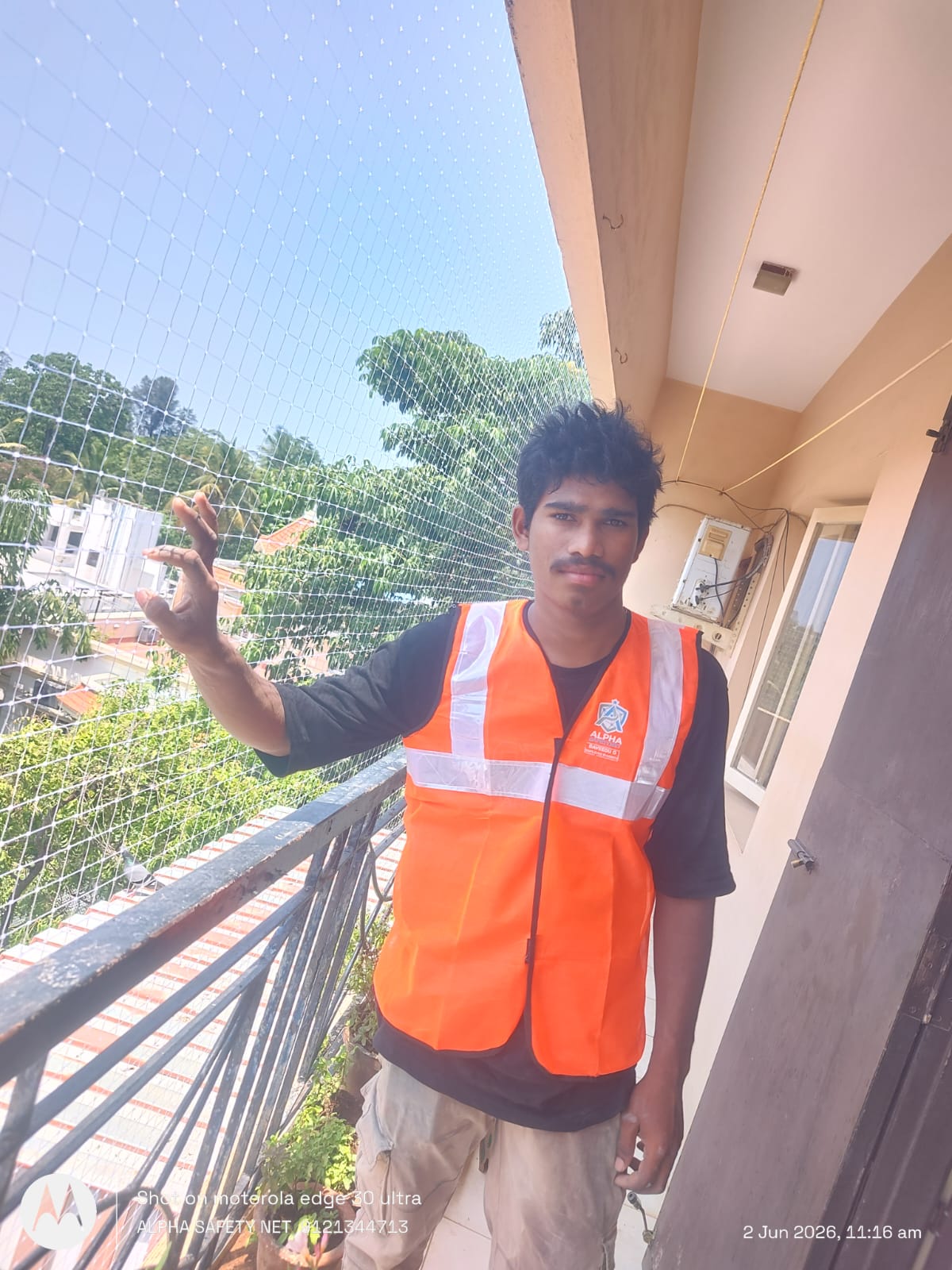 Recent Safety Net Installation